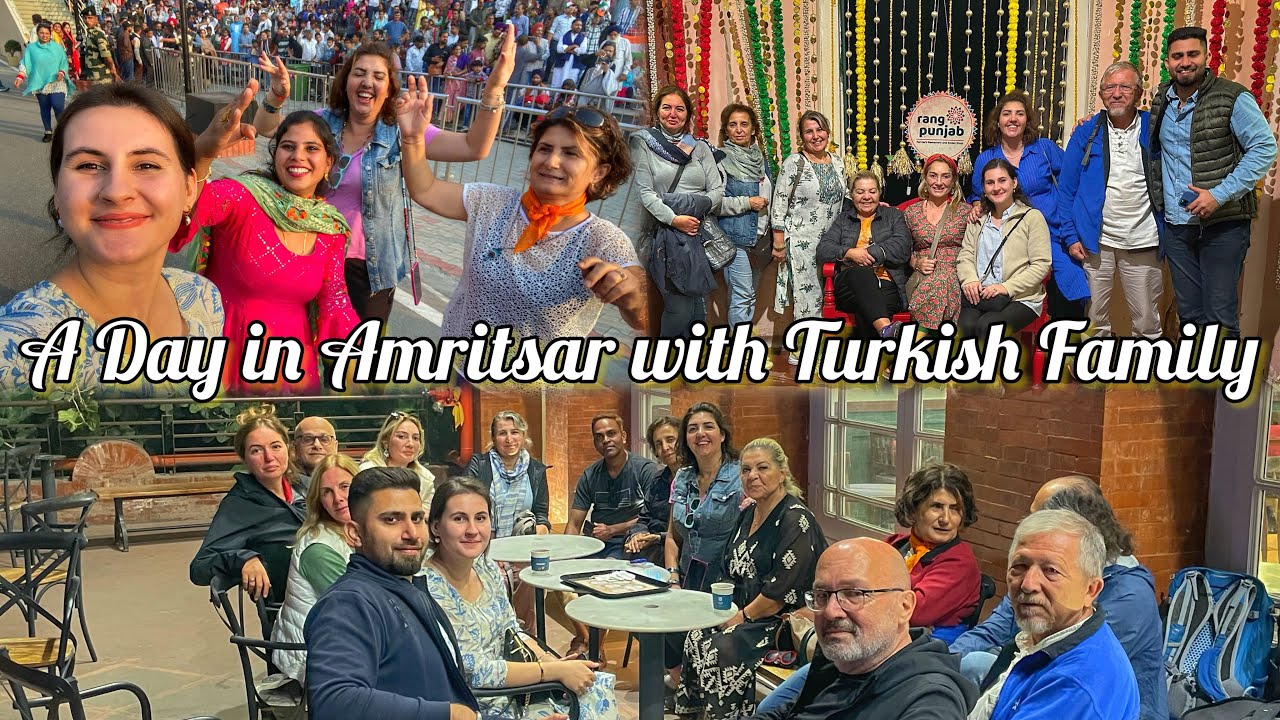 Amritsar’da Türkler ile bir gün😍 || Hindistan yemekleri #amritsar #türkiye #wagahborder 🇮🇳🇹🇷