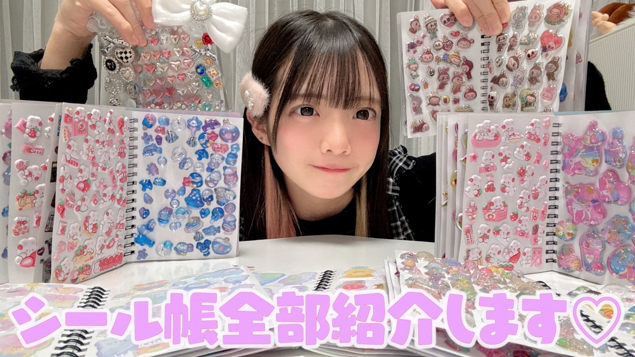 みーみのシール帳全部紹介します！！＃シール帳＃みーみ
