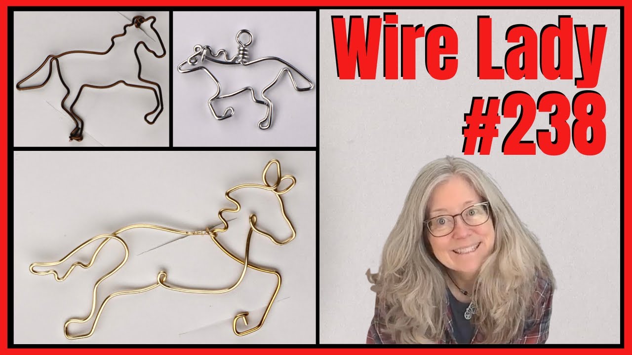 Making Horse Brooches // Wire Lady TV Ep 238 Livestream Replay