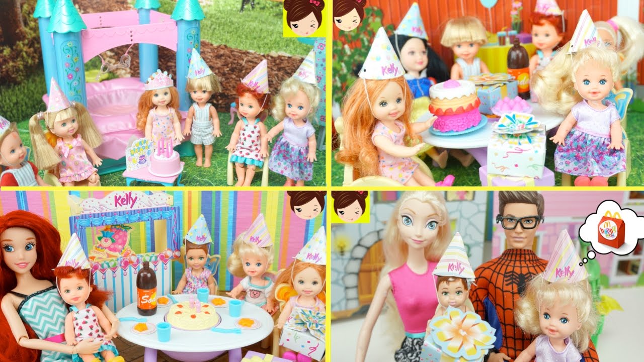 Fiestas de Cumpleaños de Las Bebes de Elsa, Ana y  Ariel - Recopilacion de Fiestas Infantiles