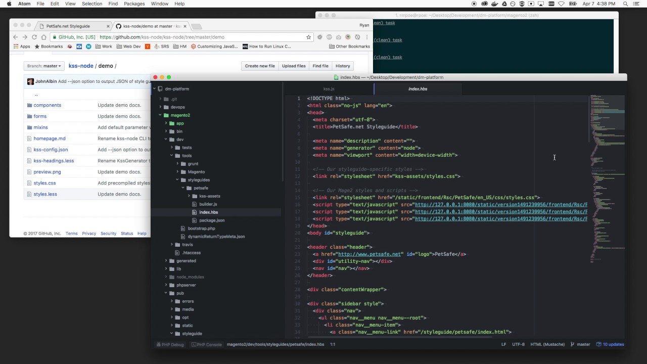Magento 2 KSS Styleguide Implementation