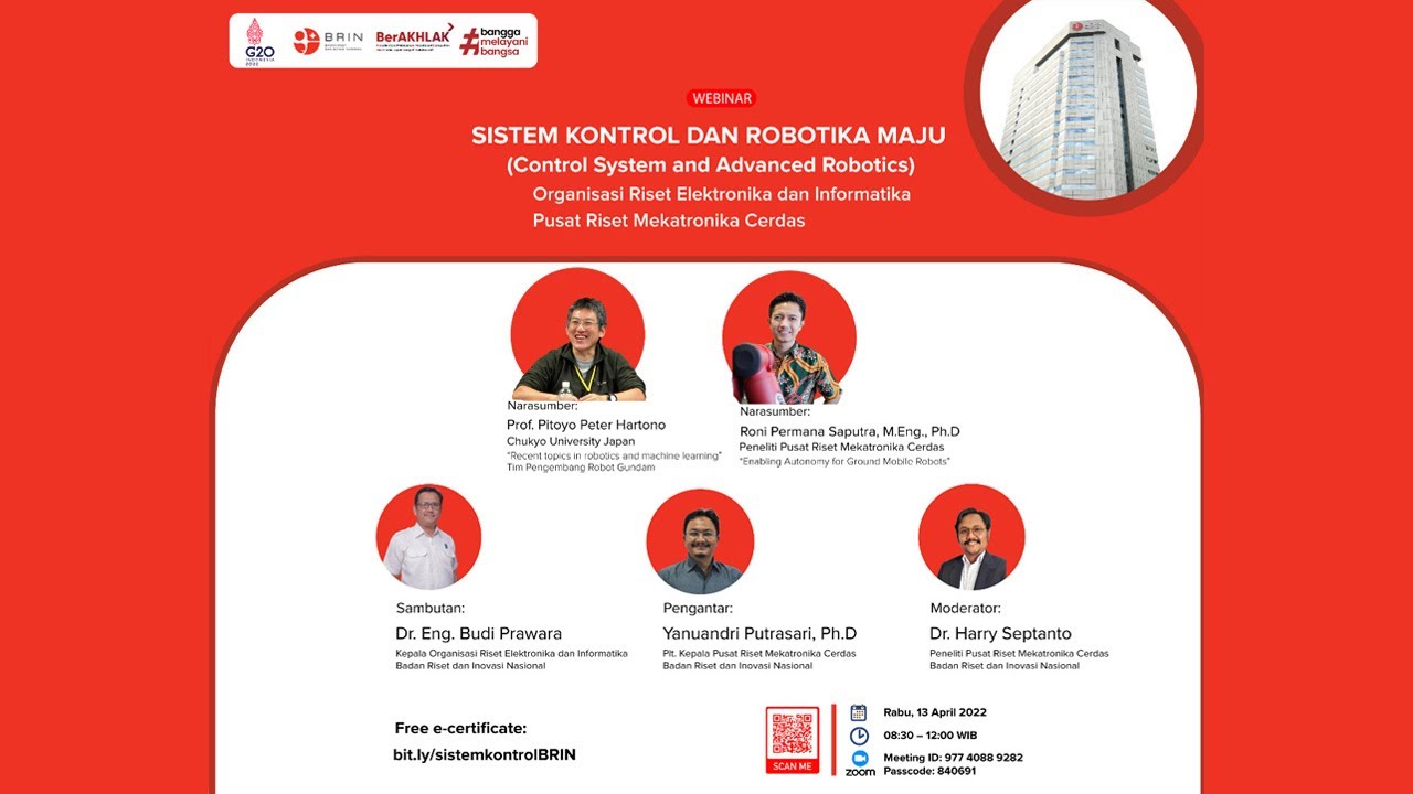 Sistem Kontrol dan Robotika Maju (Control System and Advanced Robotics) | Webinar