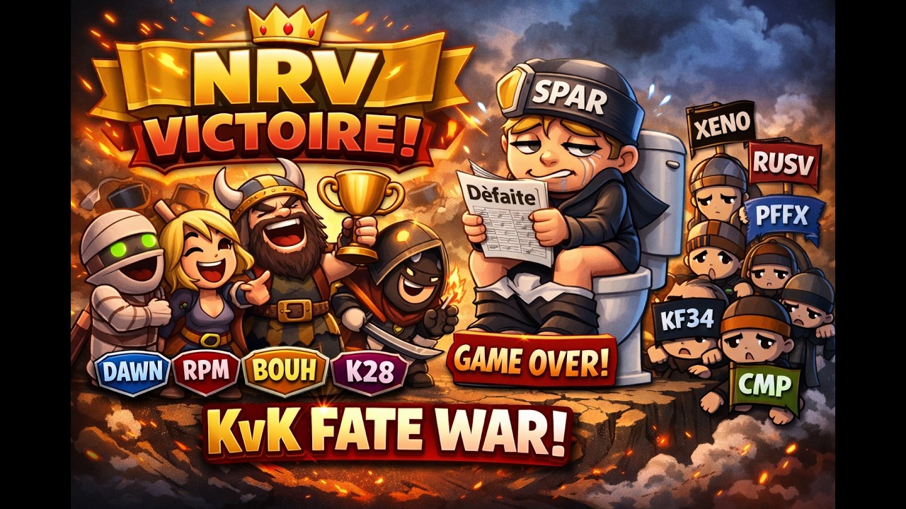 FATE WAR - KVK 3 WAS A DISASTER&hellip; NRV TOOK OVER EVERYTHING 😈