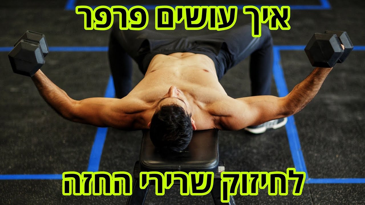 איך עושים פרפר עם משקולות לשרירי החזה