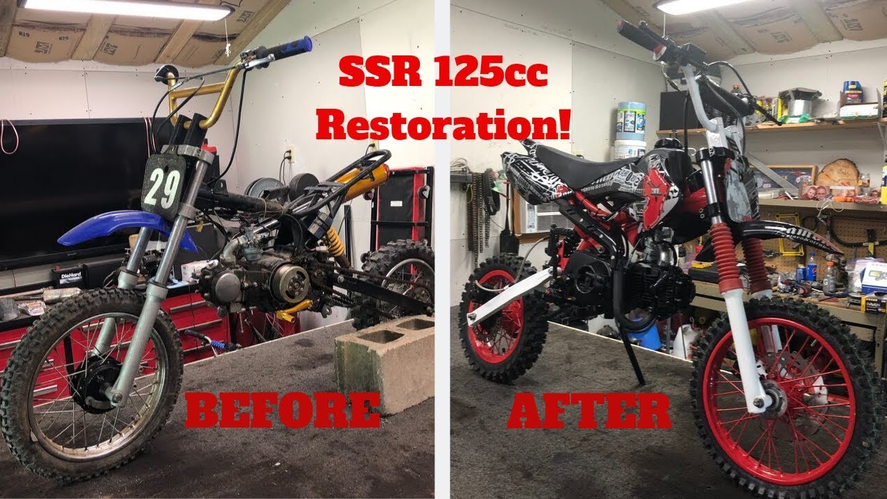 SSR 125cc Dirt Bike Restoration! Complete rebuild!