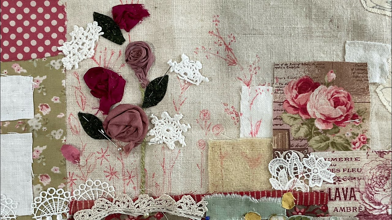 Part 5 French Garden..Down the garden path / French Garden #roxycreations #roxysjournalofstitchery