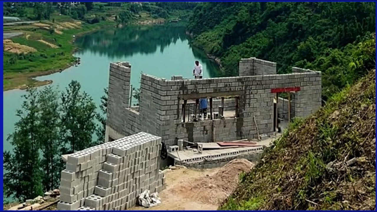 How the Chinese Build a Sustainable Mountainside House