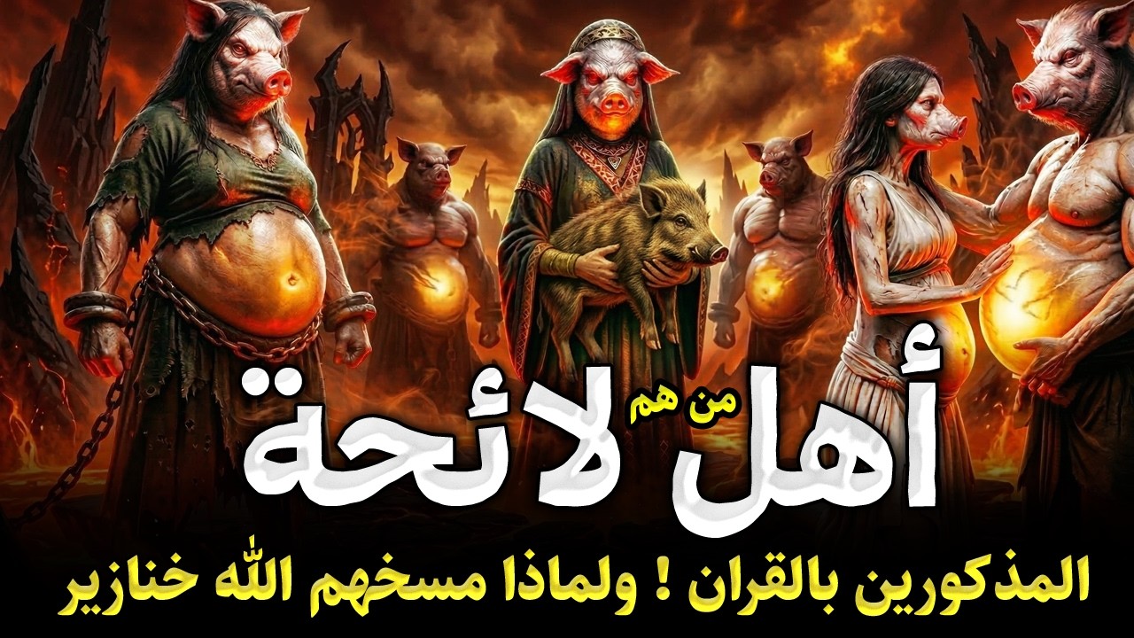 من هم اهل لائحة المذكورين في القران ! ولماذا لعنهم الله ومسخهم الى خنازير ؟القصة الأشد رعباً بالقرآن