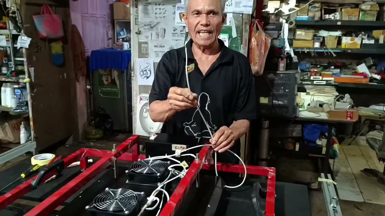 CARA RAKIT CURING KASTEM 100x80cm 7 Lampu 4200watt