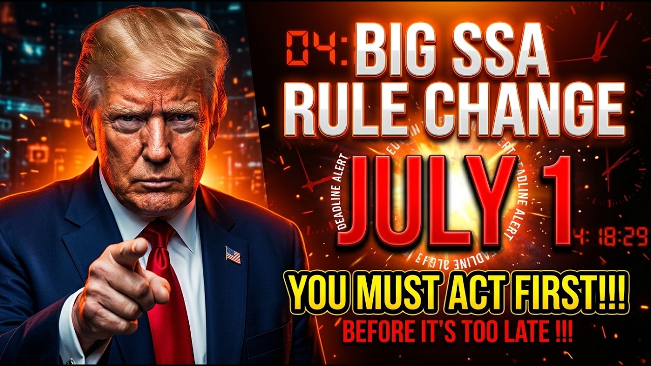 Big Social Security Rule Change on JULY 1 &mdash; SSA Says &ldquo;You MUST Do This First&rdquo;