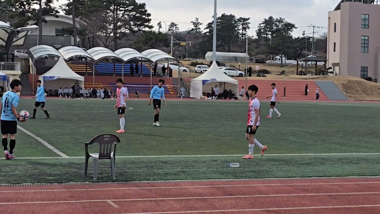 2026 탐라기 중등대회 후반전 청주직지FC U-15 : 전남장흥FC U-15 2026년 2월2일