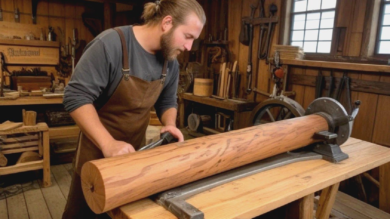 Woodturning Skills // Job Great Work With Wood Lathe // Wood Gives You Super Unique Ideas