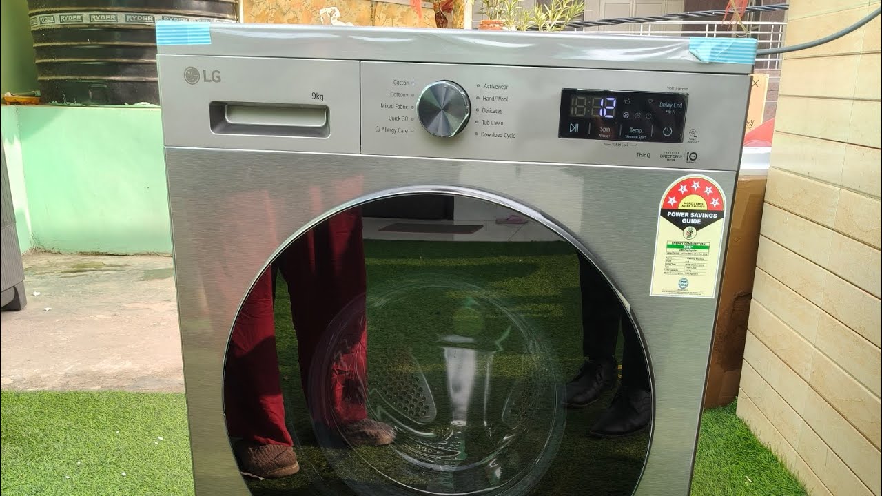 FHB1209Z4P. WASHING MACHINE DEMO FULL VIDEO LG FRONT LOAD 
