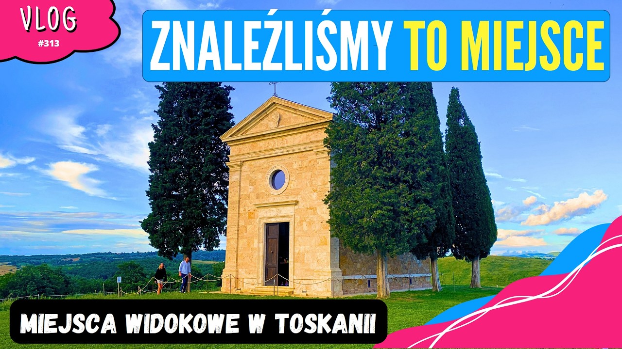 Najpiękniejsze KRAJOBRAZY TOSKANII - Szukamy drogi z Gladiatora
