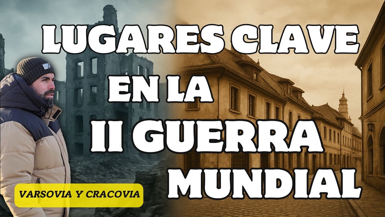 VARSOVIA y CRACOVIA 🇵🇱 en la Segunda Guerra Mundial 💣: LUGARES que Marcaron la HISTORIA