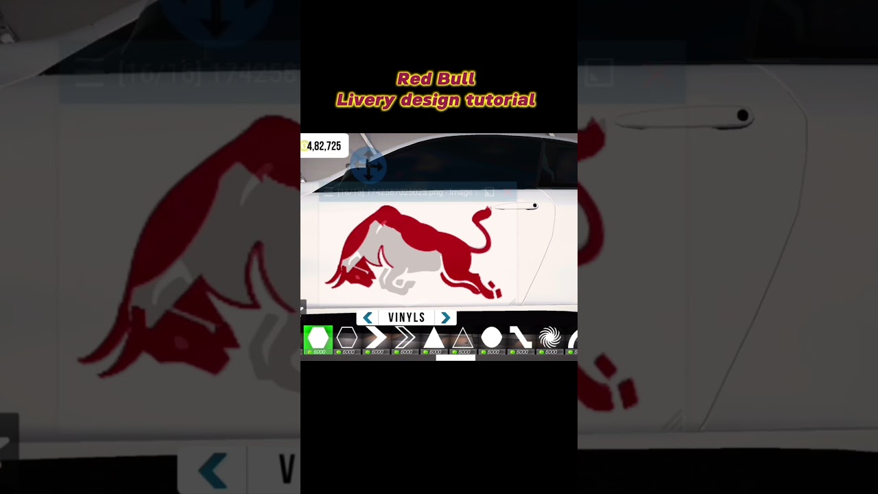 Как сделать логотип Red Bull с помощью плавающего приложения &mdash; Car Parking Multiplayer #carparkin...