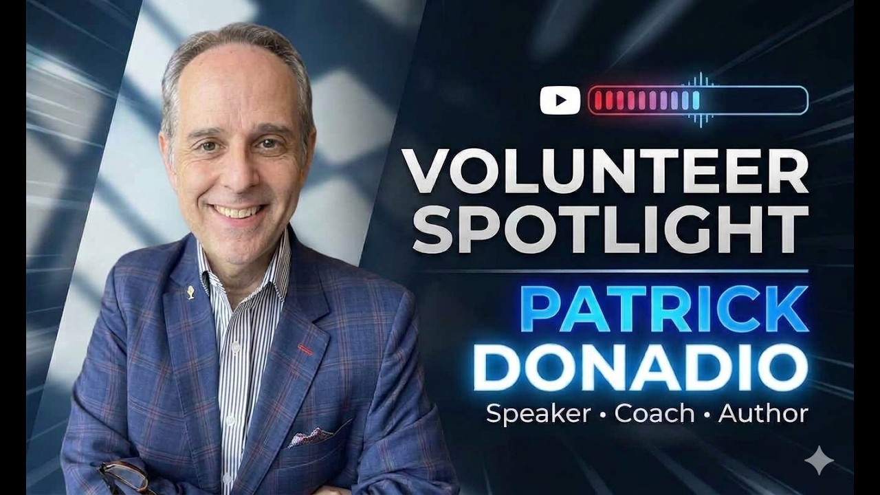 Volunteer Spotlight: Patrick Donadio with captions