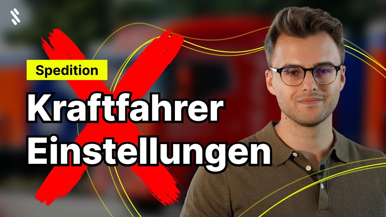 DARUM stellen Sie keine Kraftfahrer ein!