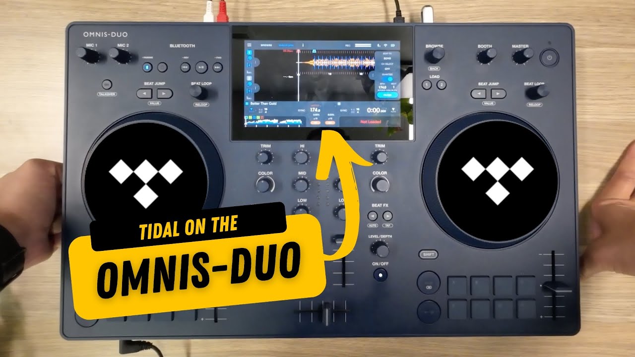 How to use Tidal on the AlphaTheta OMNIS-DUO