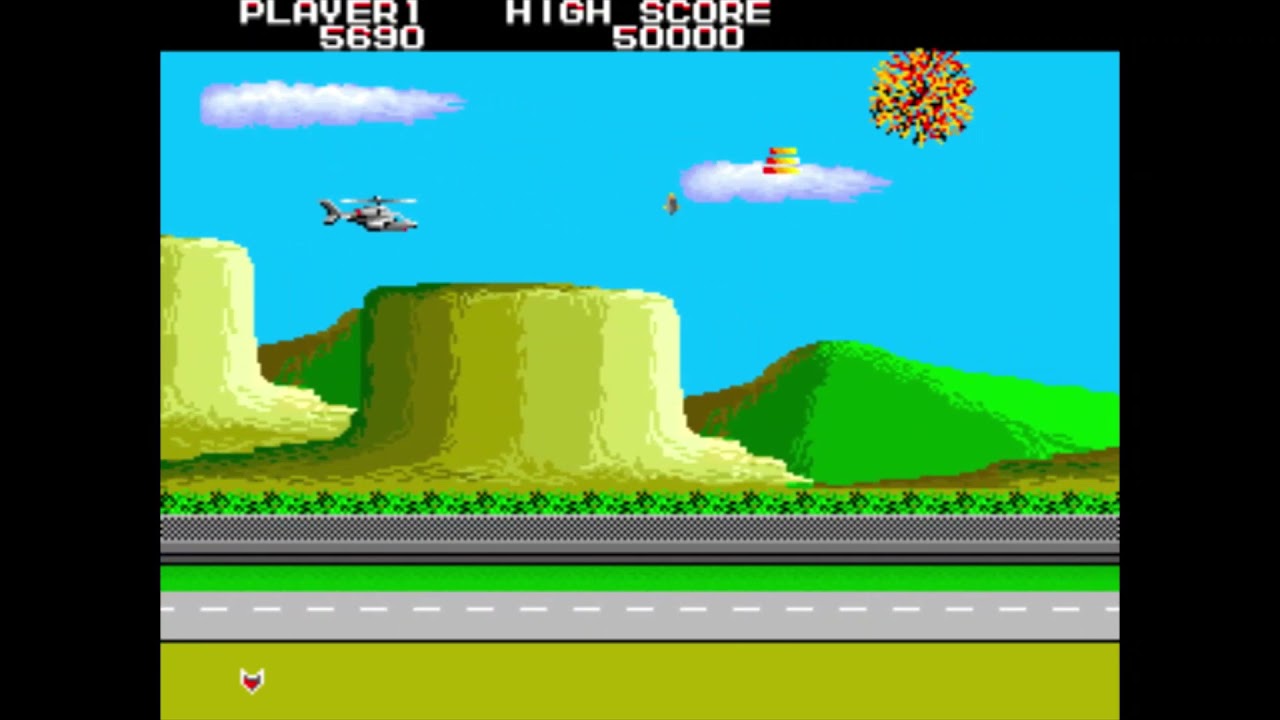 AIRWOLF Retro Arcade Game 1987 by Kyugo