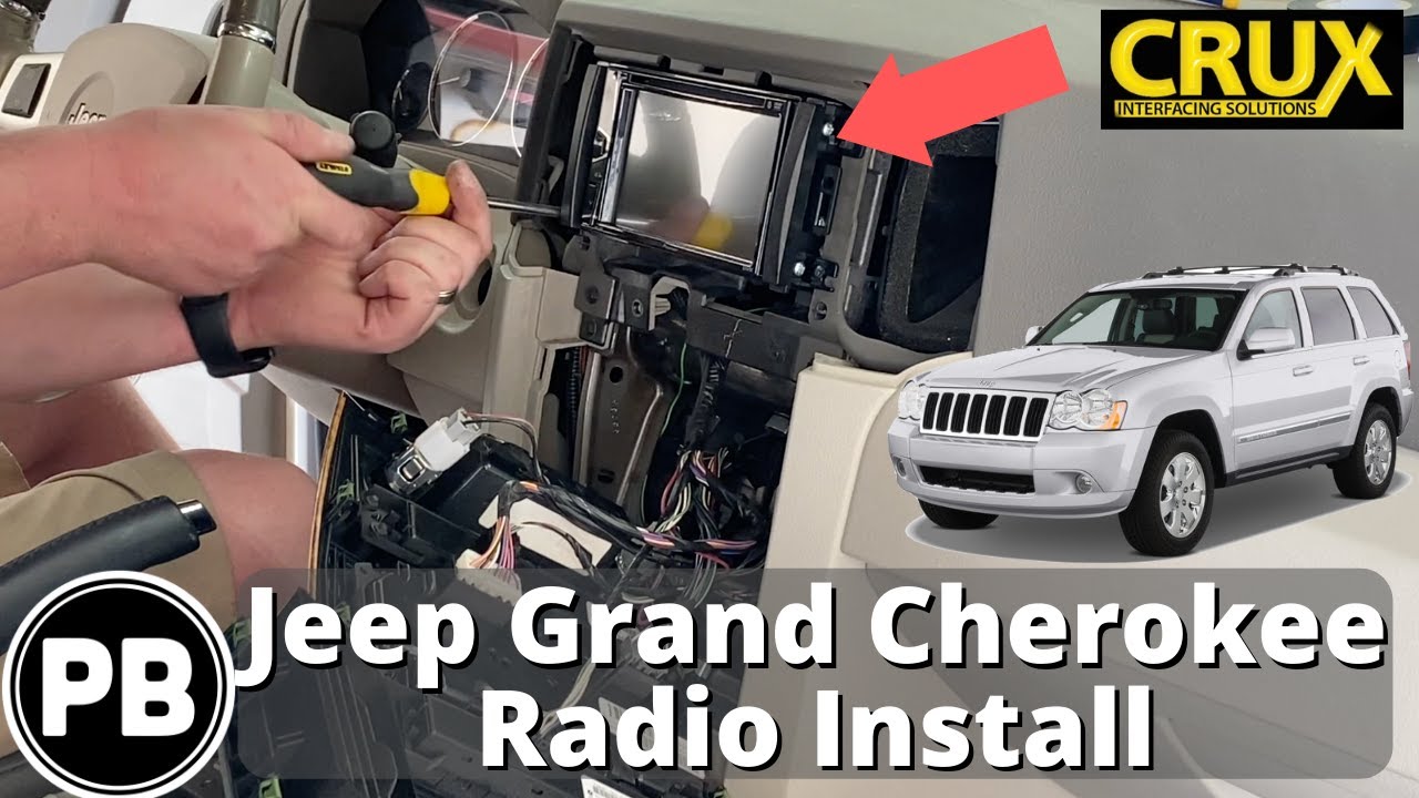 Установка радиоприемника Jeep Grand Cherokee 2005 - 2010
