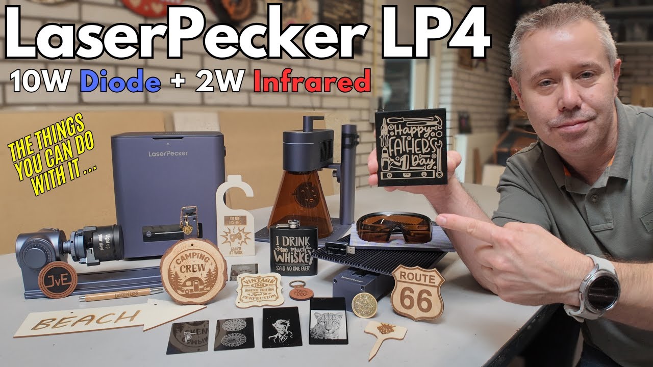 Laserpecker LP4, the things you can do with it... | #laserpecker #laserengraving #laser