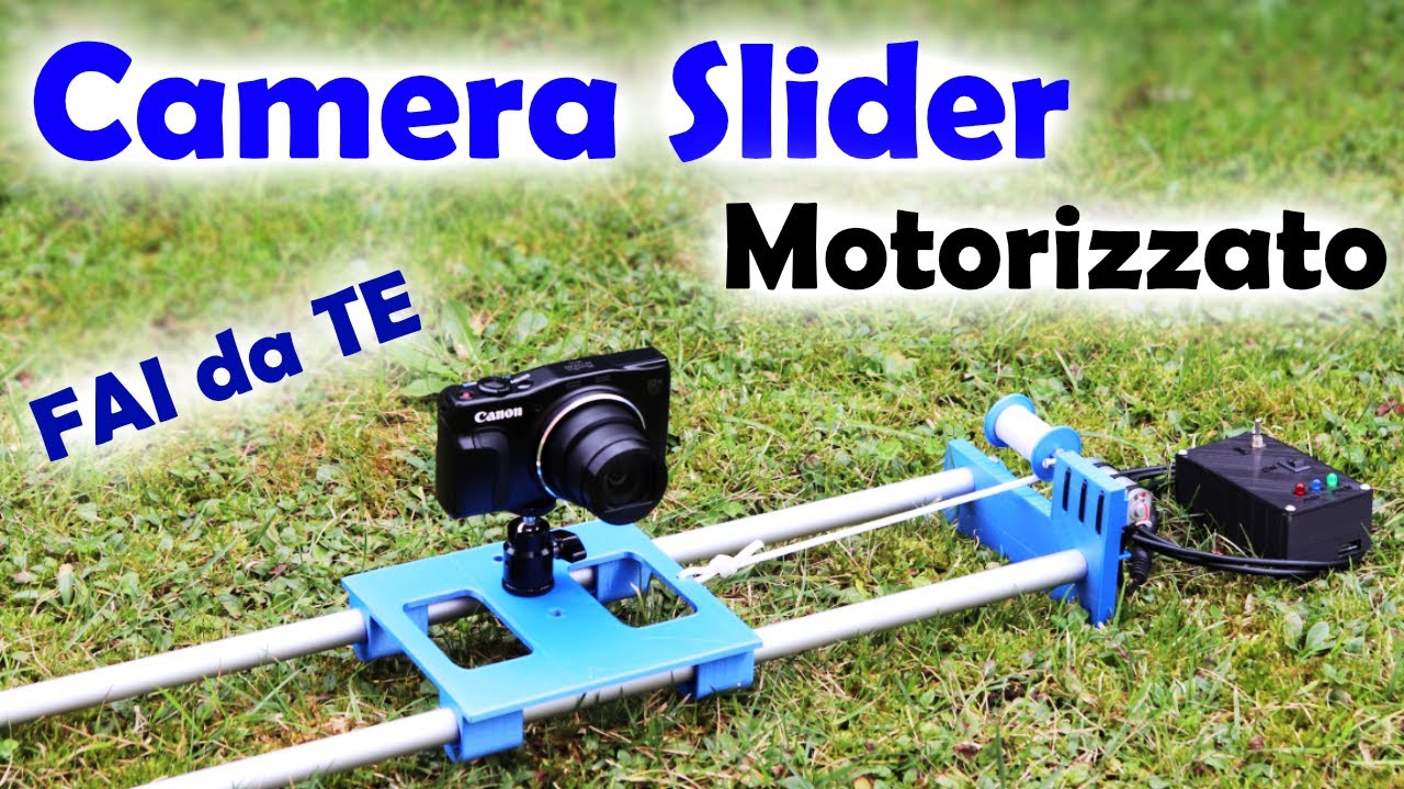 Slider Motorizzato per Fotocamera FAI da TE