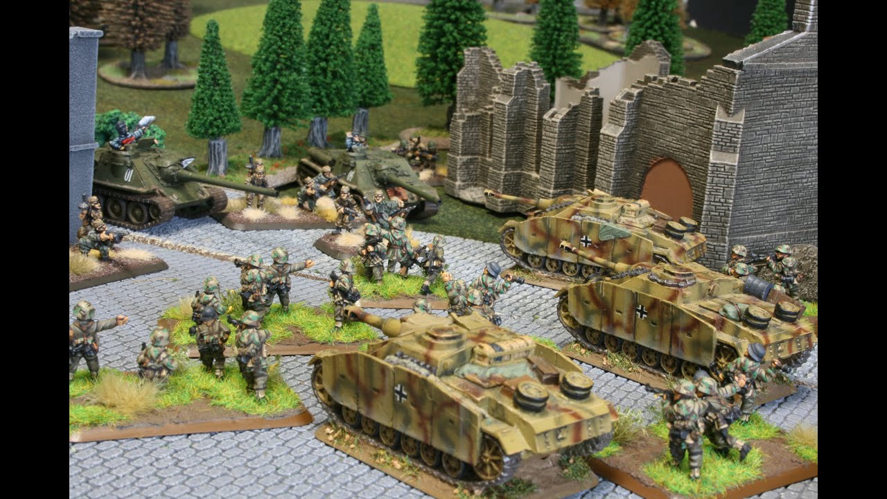 How to paint the Stug Escort platoon for Flames of War