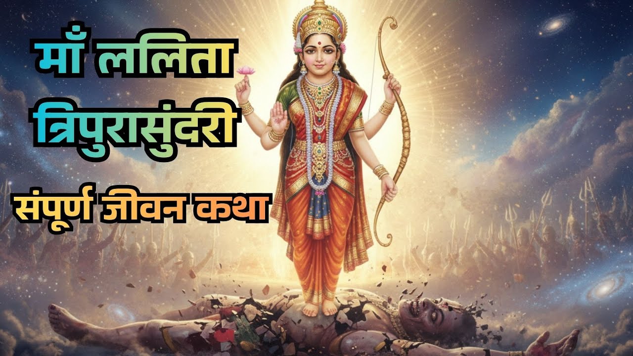 माँ ललिता त्रिपुरासुंदरी की संपूर्ण जीवन गाथा | भंडासुर वध से श्री यंत्र के रहस्य तक #sanatandharma