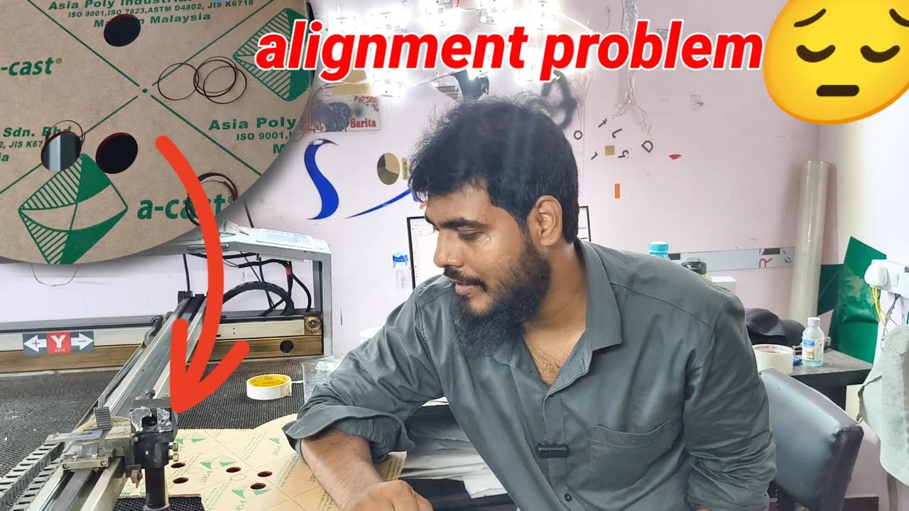 Co2 laser alignment problem😔 co2 लेजर मशीन अलाइनमेंट खुद से मिलाया #completeart #maazranchi