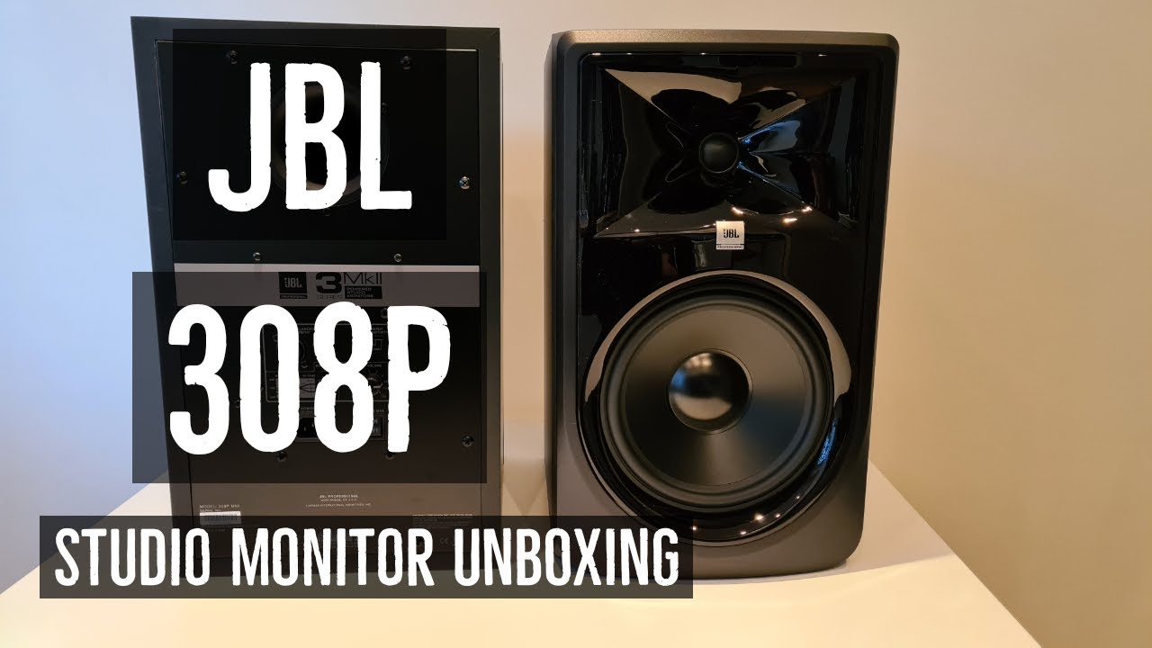 распаковка Студийный мониторы JBL