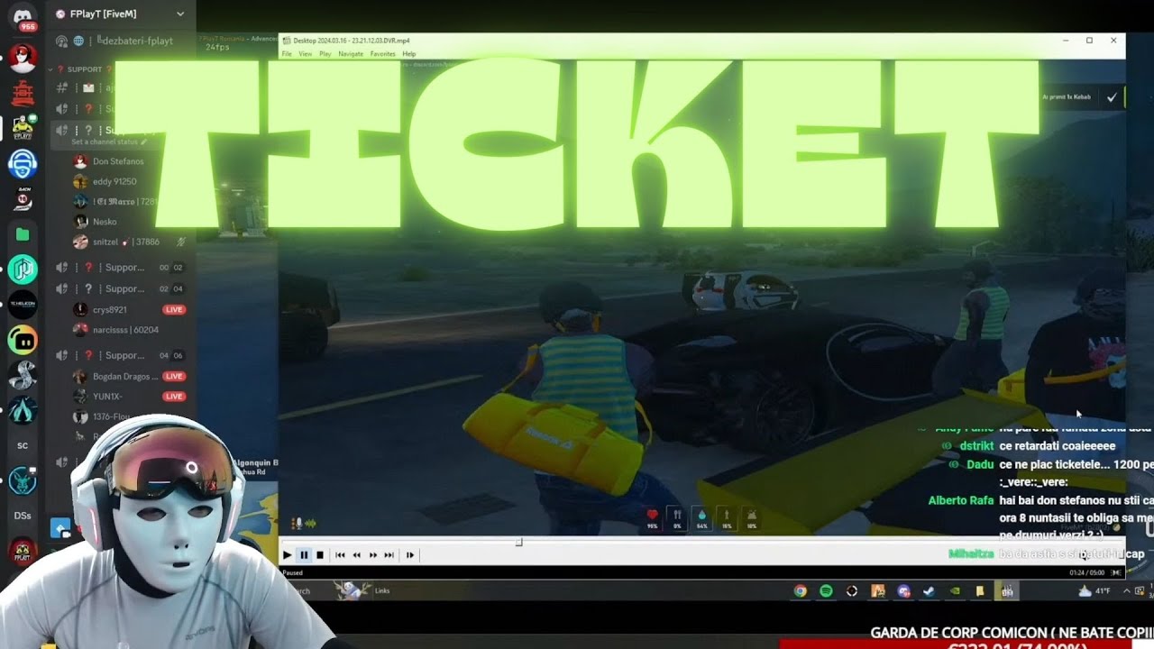 DON SCAPA DE TICKETUL DE PE FPLAYT CU MAFIA.