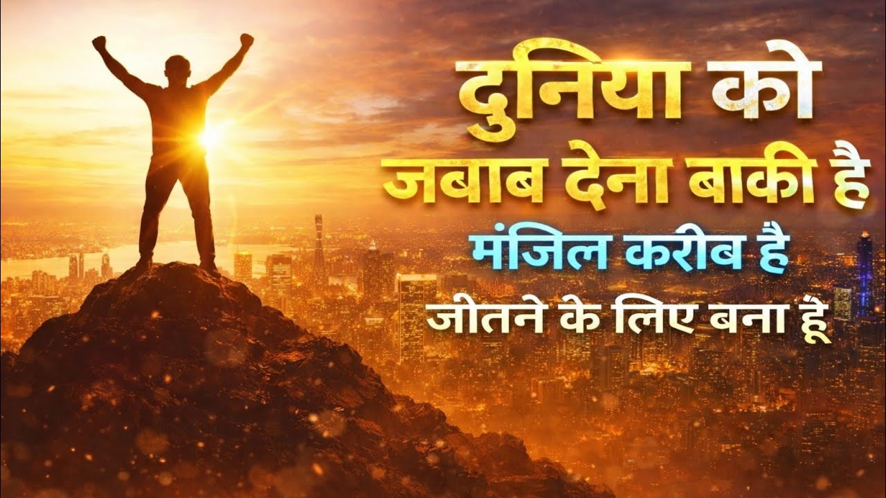 Success Anthem 2026 | दुनिया को हिलाना बाकी है 🔥 | Powerful Motivational Song | Inspirational Song