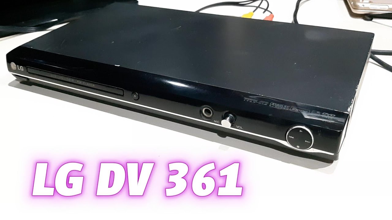 DVD PLAYER LG DV 361 TESTE