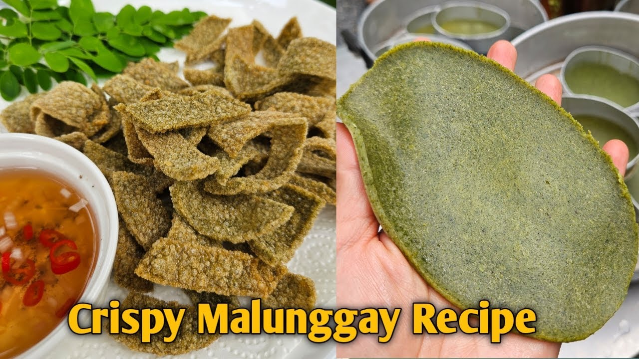 Crispy malunggay recipe