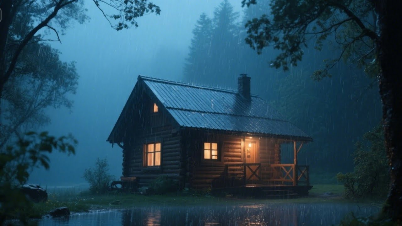 Rain Sounds For Sleeping, Relaxing Or Deep Sleep, Nature Sounds, Sound Awareness Meditation