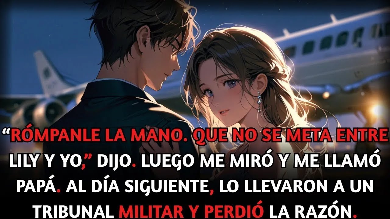 Rómpanle la mano. Que no se meta entre Lily y yo,” dijo. Luego me miró y me llamó papá