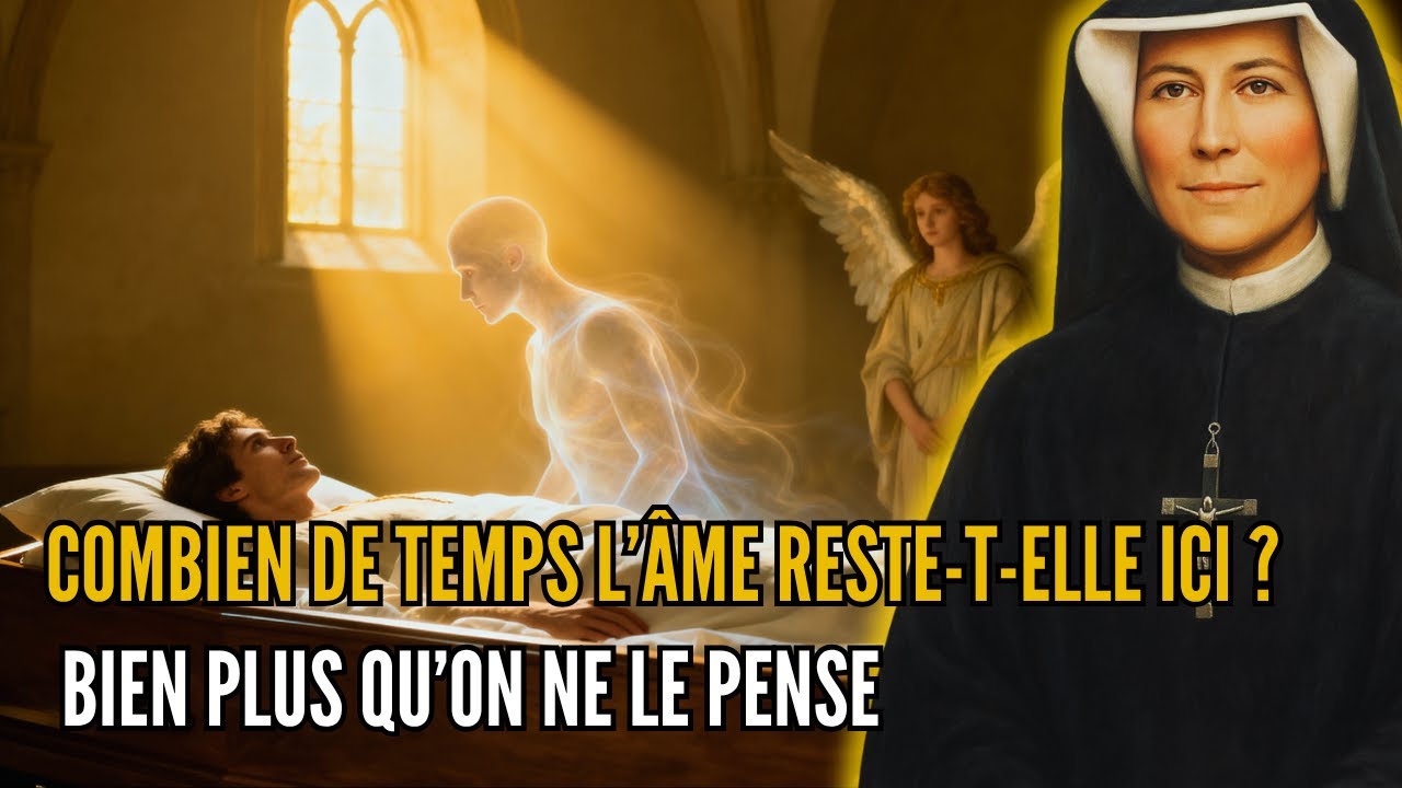 Sainte Faustine révèle : Combien de temps une âme reste sur Terre après la mort.