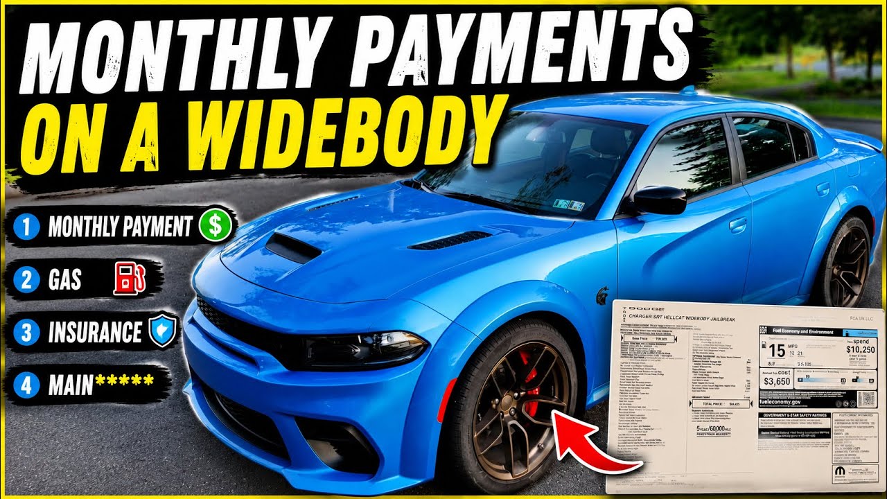 Monthly Payments on a SRT Hellcat Jailbreak Widebody Low Mileage (Is it Worth It)
