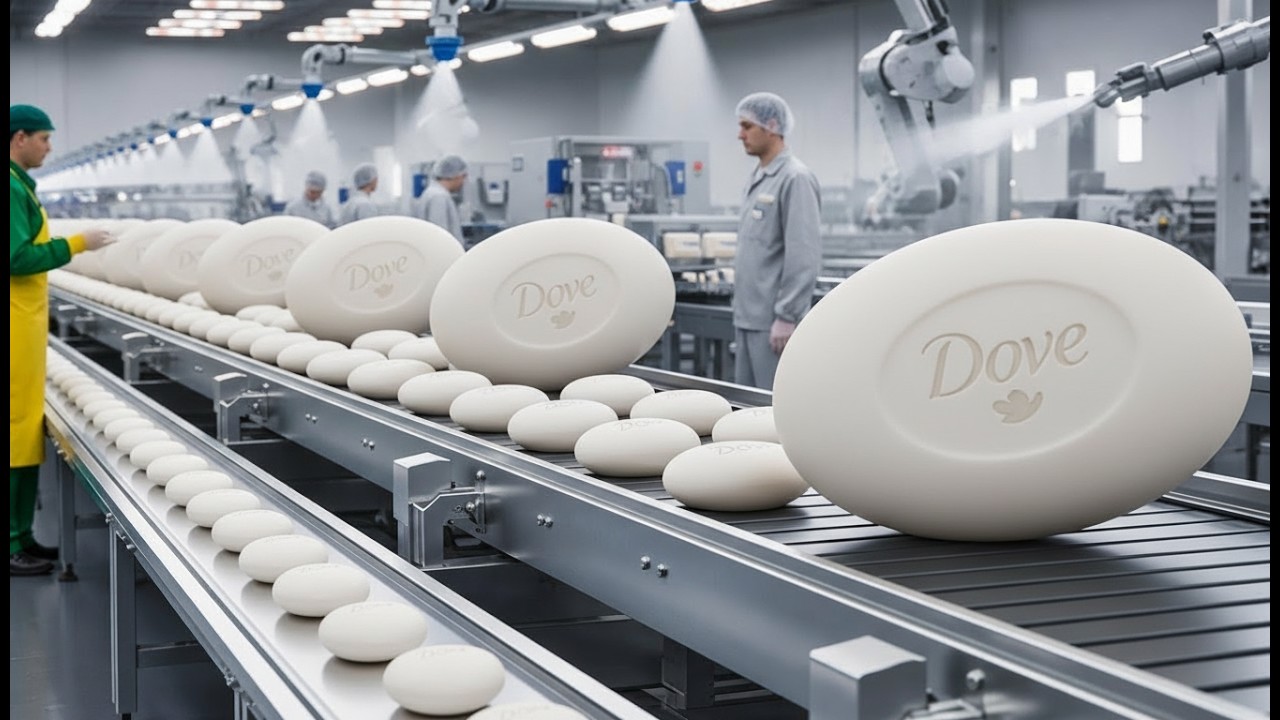 How Dove Beauty Bar Is Made in the USA | Inside America’s High-Tech Soap Factory (Full Process)