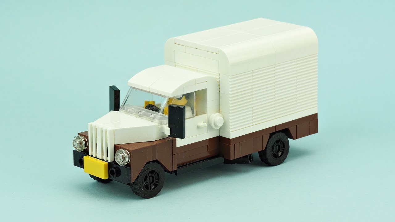 LEGO Old Box Truck MOC Building Instructions