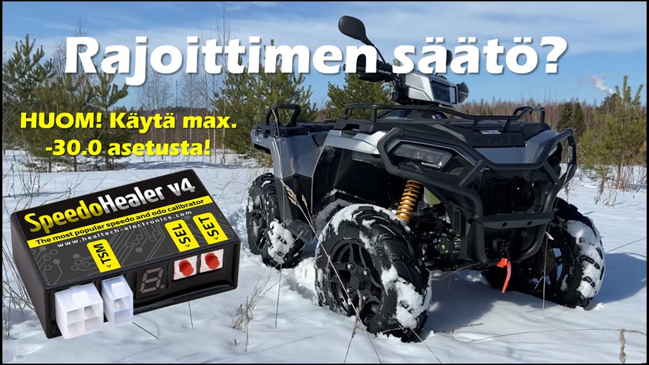 Rajoittimen säätö? SpeedoHealer V4 | Polaris Sportsman 570 SP Öhlins