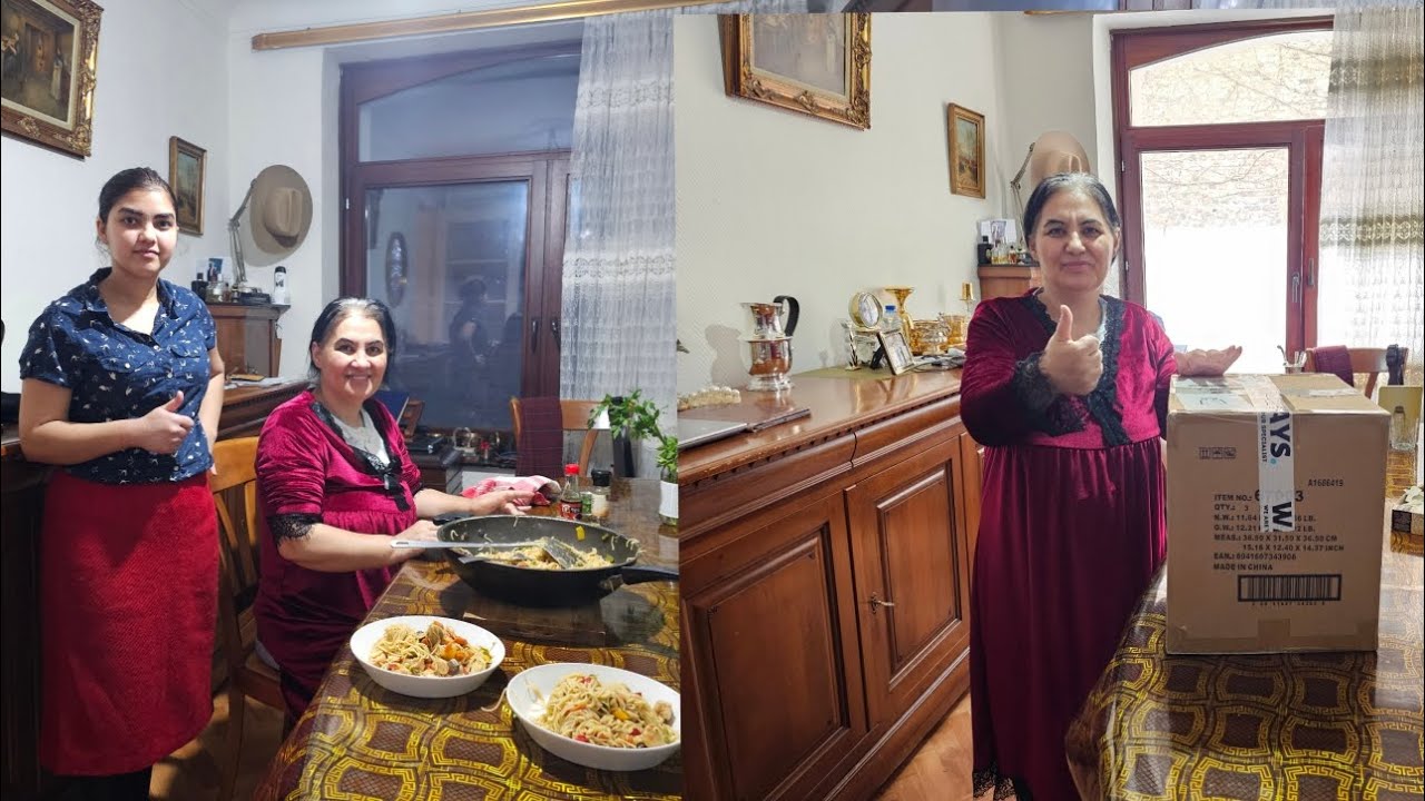 Va arat coletul depe Bol și am pregătit spaghete asiatice cu legume.