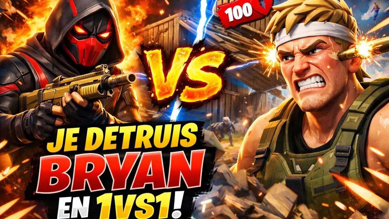 1vs1 FORTNITE JE DETRUIT BRYAN