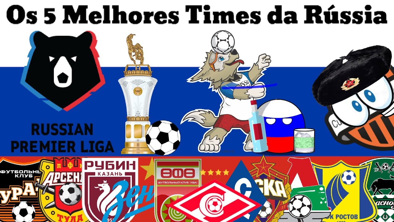 Os 5 Melhores Times da Rússia! (Russian Premier Liga)