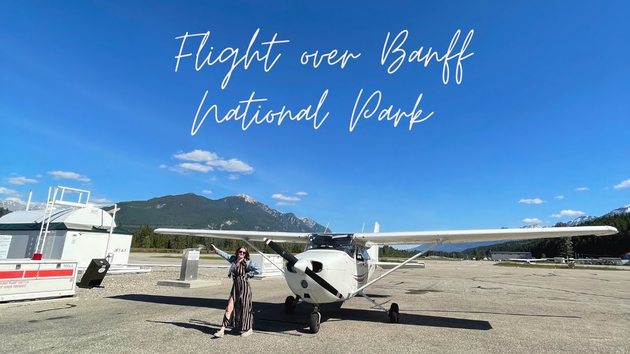Flight over Banff National Park and Yoho National park. Calgary to Golden, BC.  CYBW TO CYGE