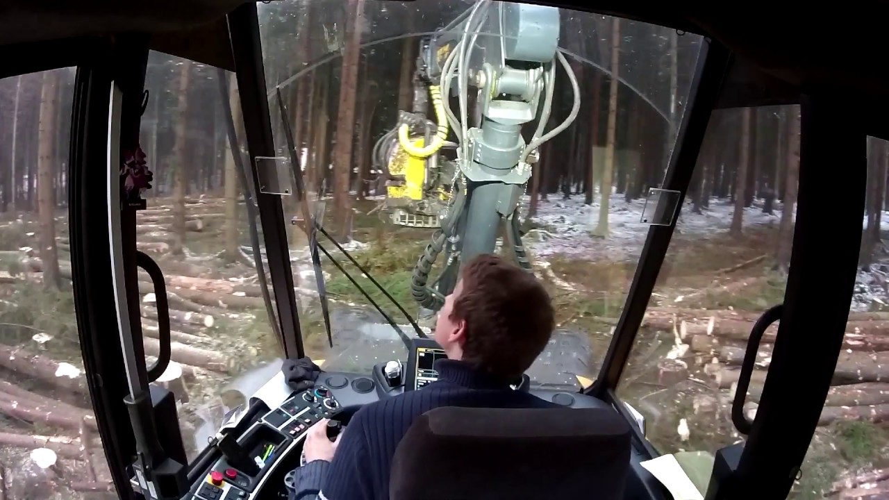 #onboard  #ponsse  Ergo #forstwirtschaft #harvester #holzf&auml;ller #wald #forestry #logging