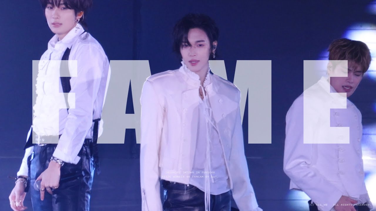 [4K 60P] 260201 SMTOWN IN FUKUOKA FAME_RIIZE WONBIN FOCUS 라이즈 원빈 직캠