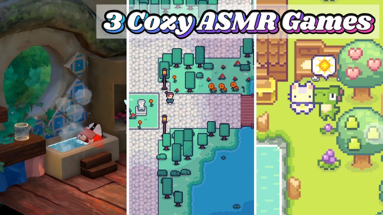 ASMR ✨ 3 Crazy Cozy Games You Can Try For FREE ✨ Ear to ear whispering