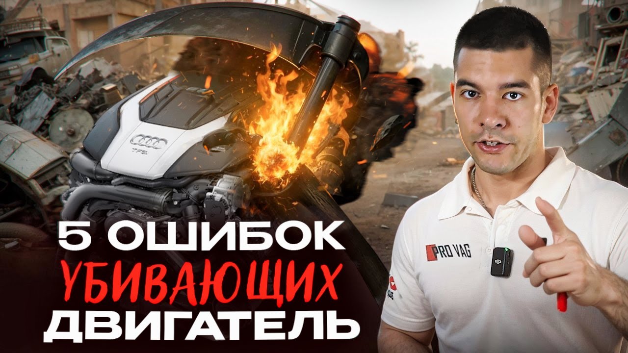 5 ОШИБОК - УБИВАЮЩИХ ДВИГАТЕЛЬ